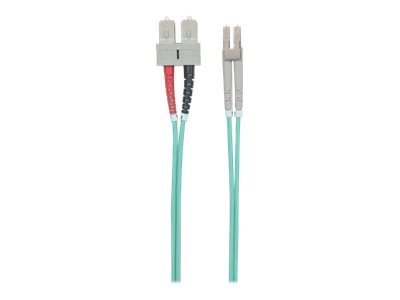 INTELLINET LWL Kabel LC/SC OM3 1m tuerkis 50/125um Duplex Multimode INTELLINET LWL Kabel LC/SC OM3 1m tuerkis 50/125um Duplex Multimode