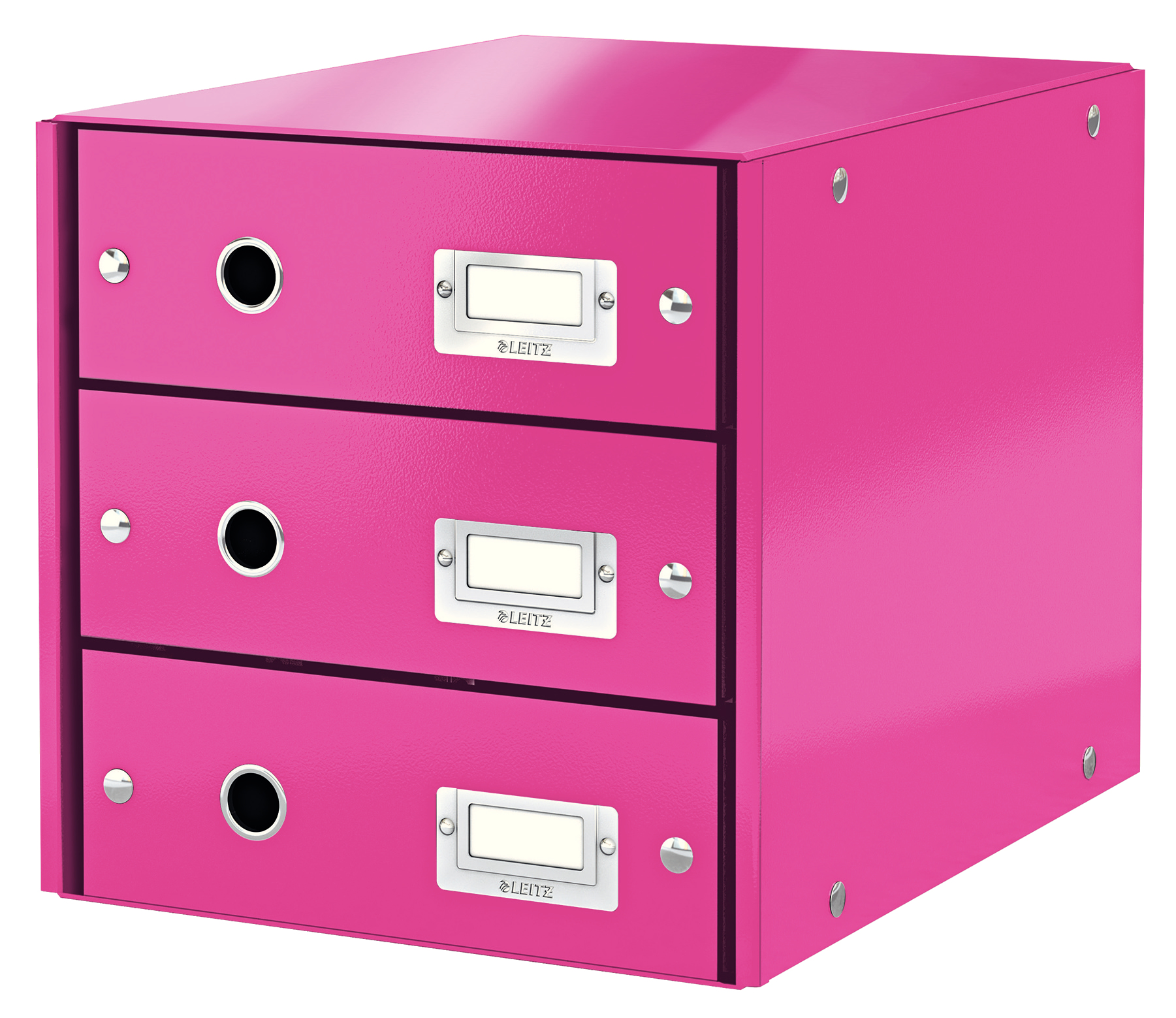 Esselte Leitz Click & Store Schubladenbox pink 3‑Schubladen