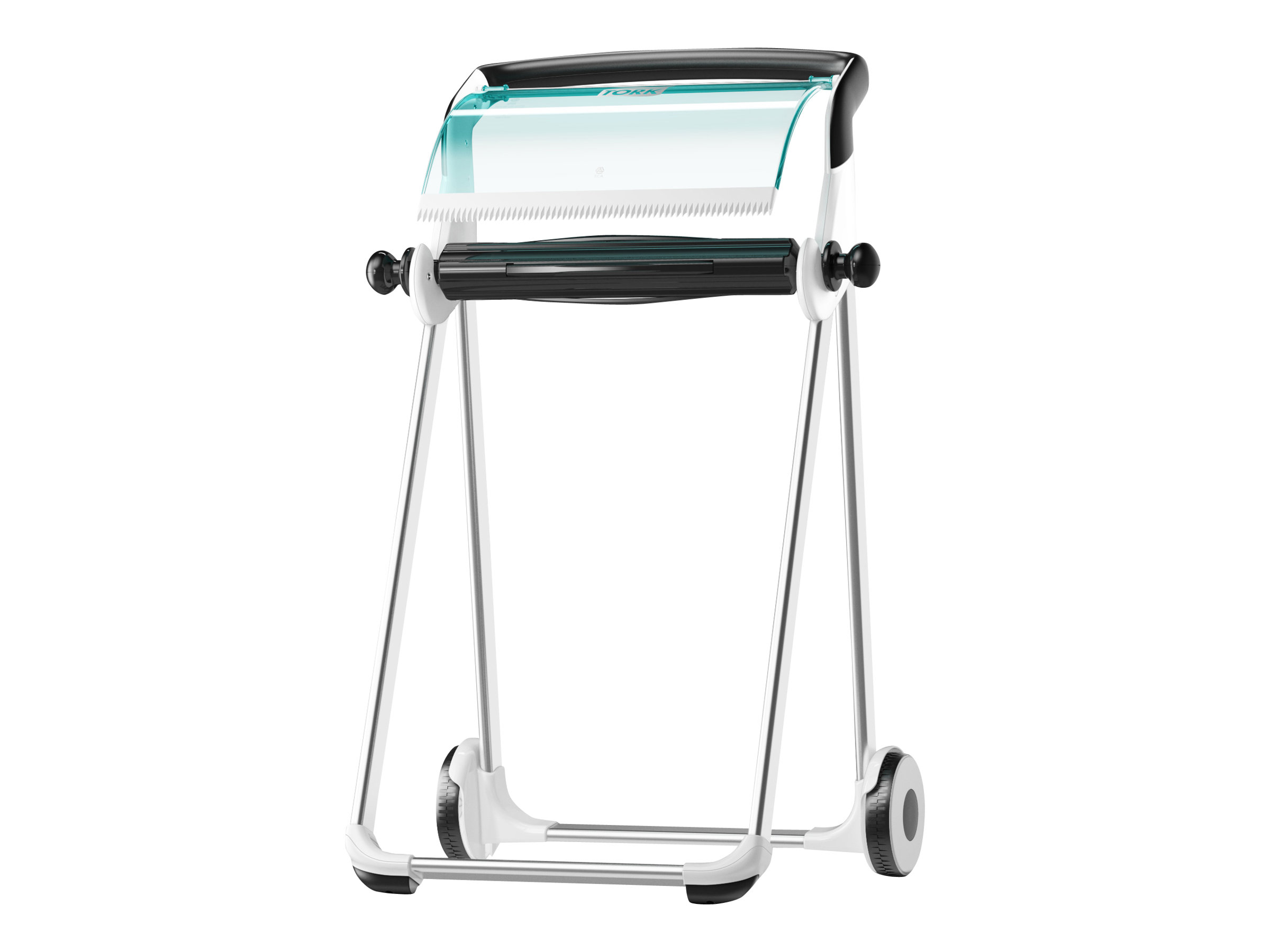 TORK Putzrollenhalter Performance W1 652000 weiss, tuerkis Kunststoff