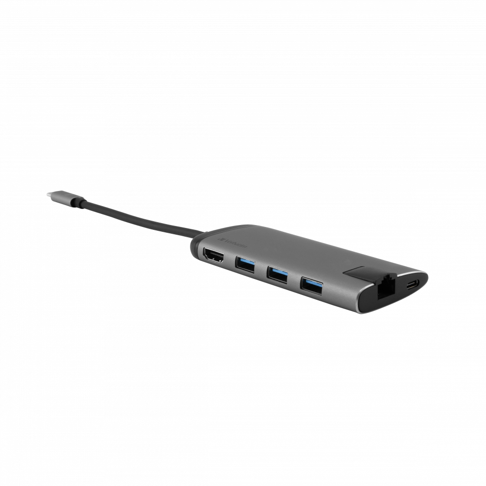 49142 VERBATIM Hub USBC HDMI RJ45