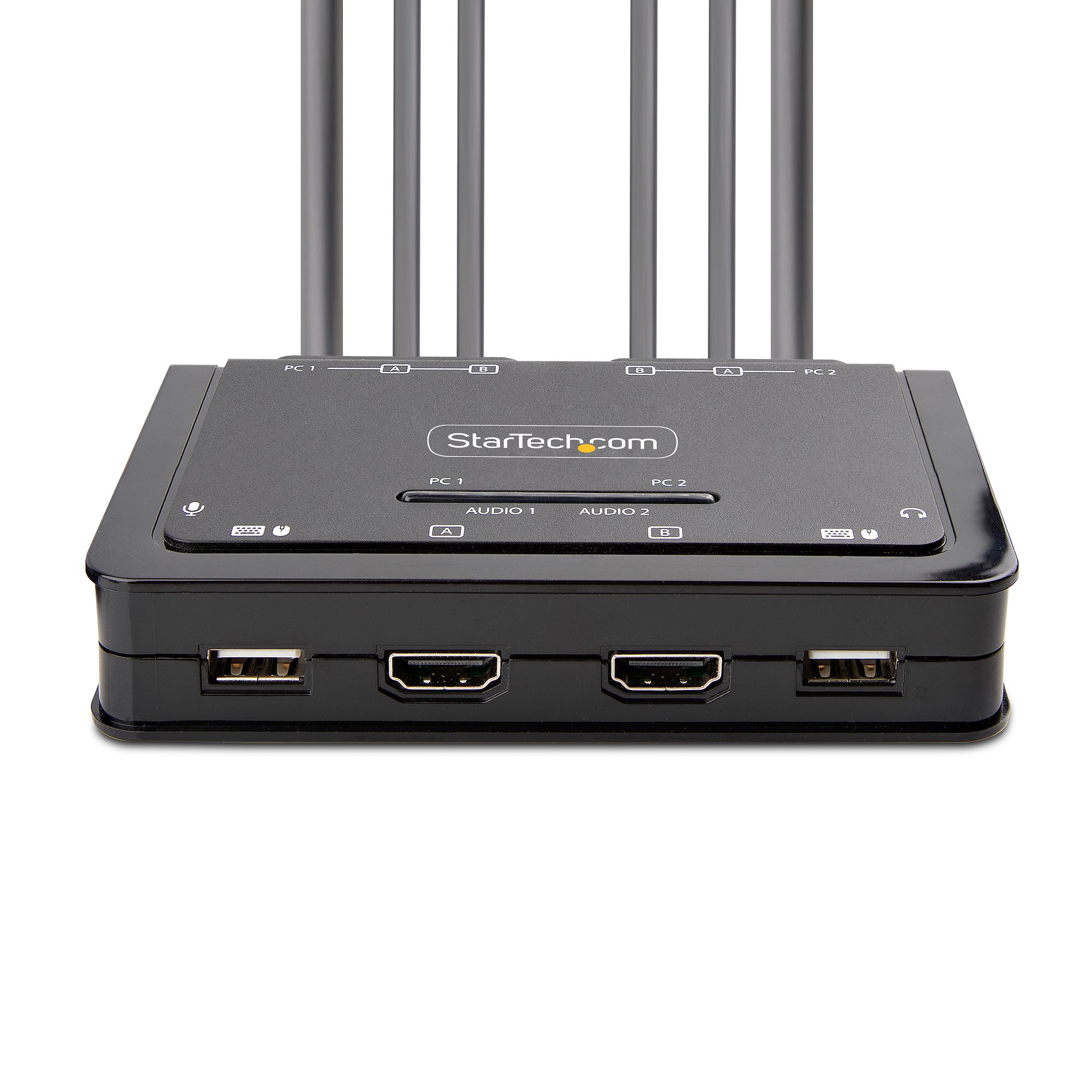 StarTech.com 2-Port Dual Monitor HDMI KVM Switch 4K 60Hz