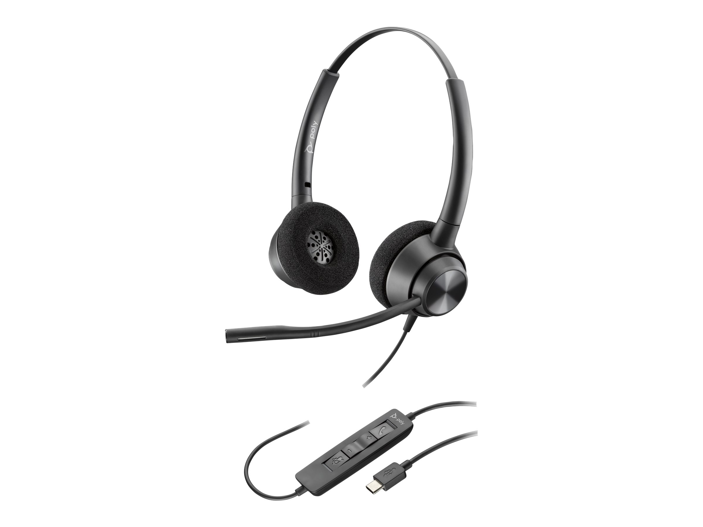 HP Poly EncorePro 320 Stereo USB-A Headset TAA HP Poly EncorePro 320 Stereo USB-A Headset TAA