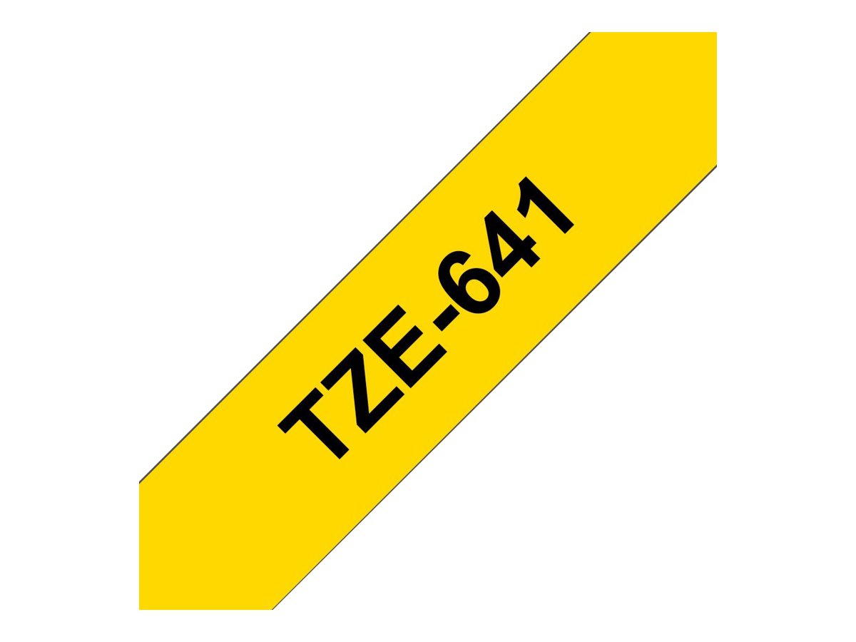 TZE641 BROTHER PTOUCH 18mm GELB-SCHW