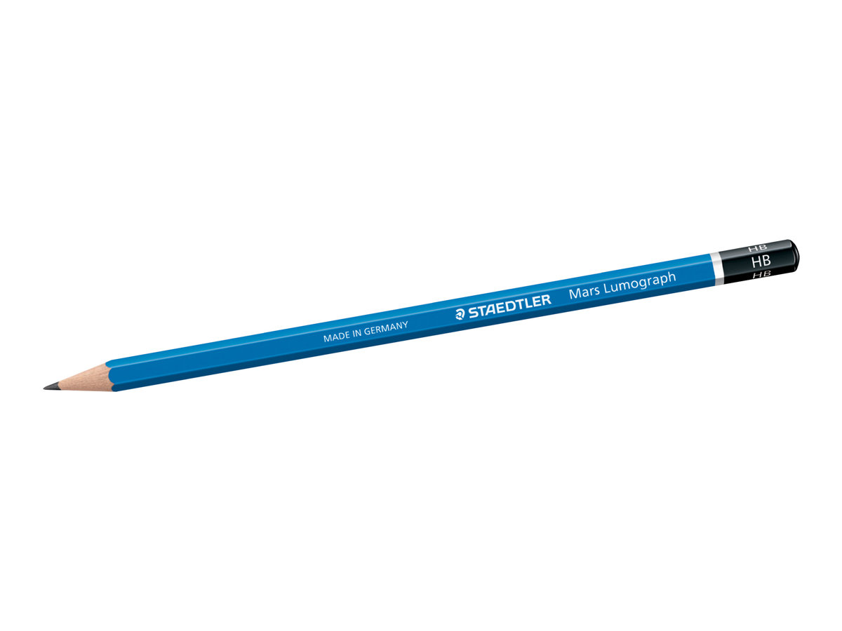 STAEDTLER Mars Lumograph 100 Bleistifte HB blau, 12 St. STAEDTLER Mars Lumograph 100 Bleistifte HB blau, 12 St.