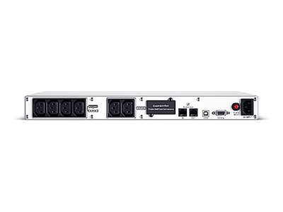 CYBERPOWER OR1000ERM1U Line Interactive 1000VA/600W Rackmount 1U LCD GreenPower RJ11/RJ45 Ausgang 6 IEC USB SNMP SLOT