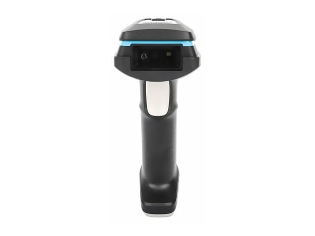 MANHATTAN 2D Long Range LED-Barcodescanner 50 mm Scanreichweite abnehmbares 1,8 m USB-A-Kabel 60 Scans/sec. 100K Lux Schutzart IP52