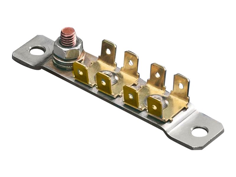 Rittal Erdungsplatte fuer 8 interne Anschluesse