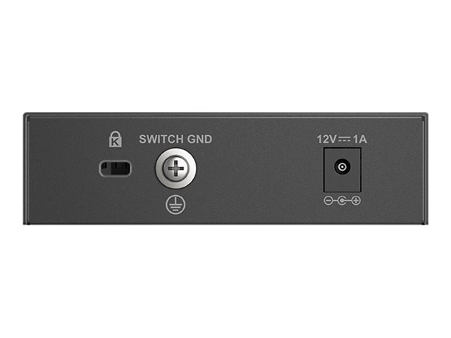 D-LINK DMS-105 5-Port Multi-Gigabit unmanaged Switch 5x 2.5G Ethernet Ports 802.3x Metallgehäuse ohne Lüfter Wi-Fi 6 IGMP
