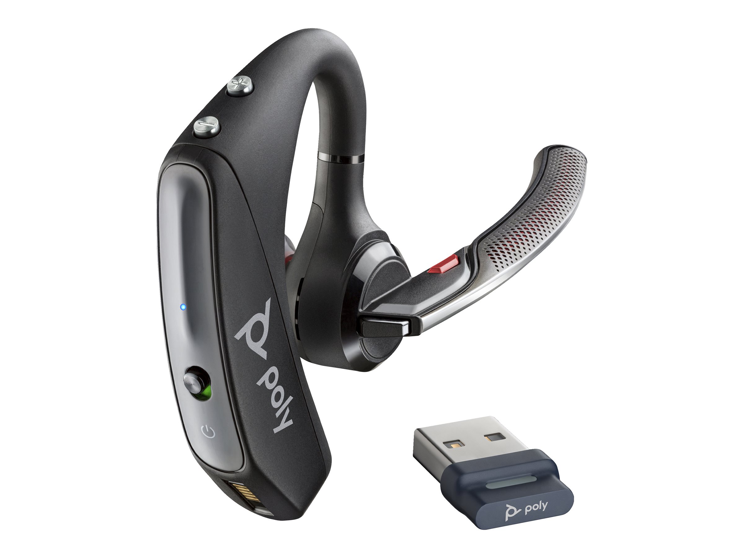 HP Poly Voyager 5200 USB-A Bluetooth Headset +BT700 dongle