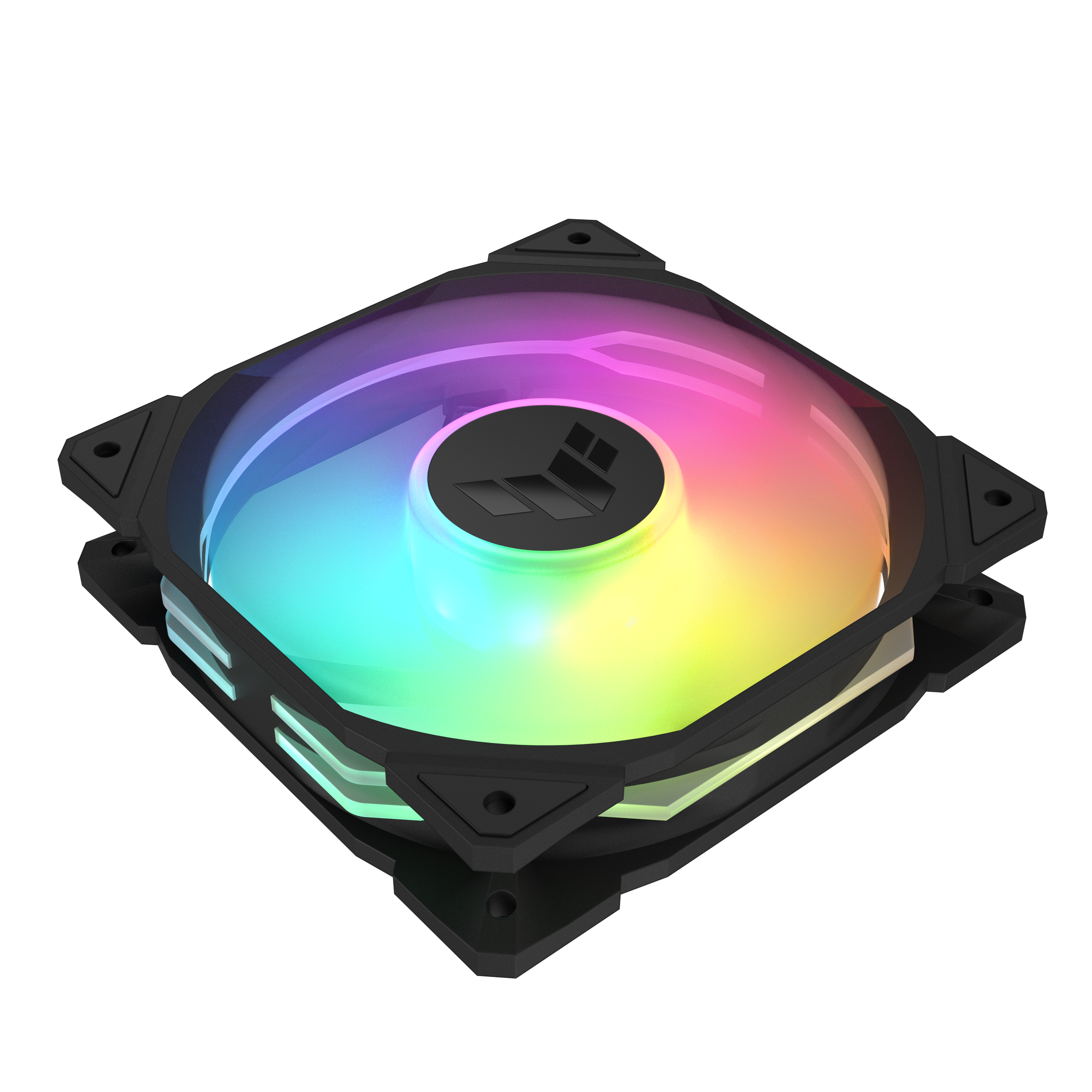 120mm ASUS TUF GAMING TR120 ARGB Gehaeuseluefter schwarz, 120 mm, PWM