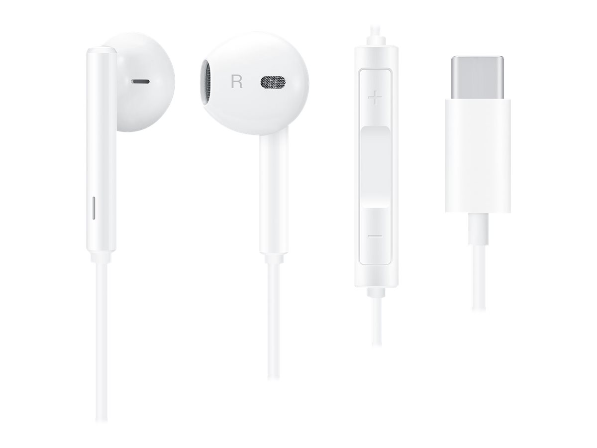 Huawei - AM33 / CM33 USB Typ C Earphones - White BULK Huawei - AM33 / CM33 USB Typ C Earphones - White BULK