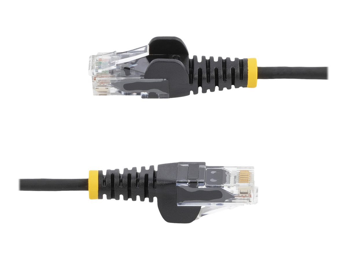 STARTECH.COM 3m CAT6 Cable - Black Slim CAT6 Patch Cable - Snagless RJ45 Connectors - LSZH - 28 AWG Copper Wire