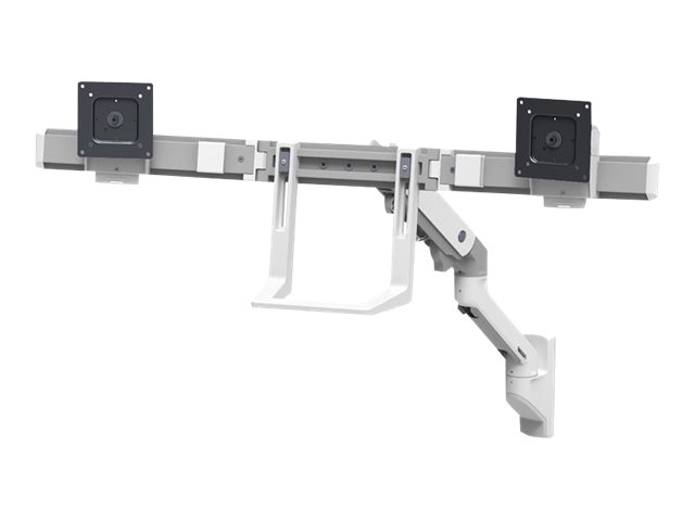 ERGOTRON HX dual Monitor Wandhalterung weiss bis 81,3cm 32Zoll bis 7,9kg belastbar 29,2cm anheben VESA 75x75 100x100 mm