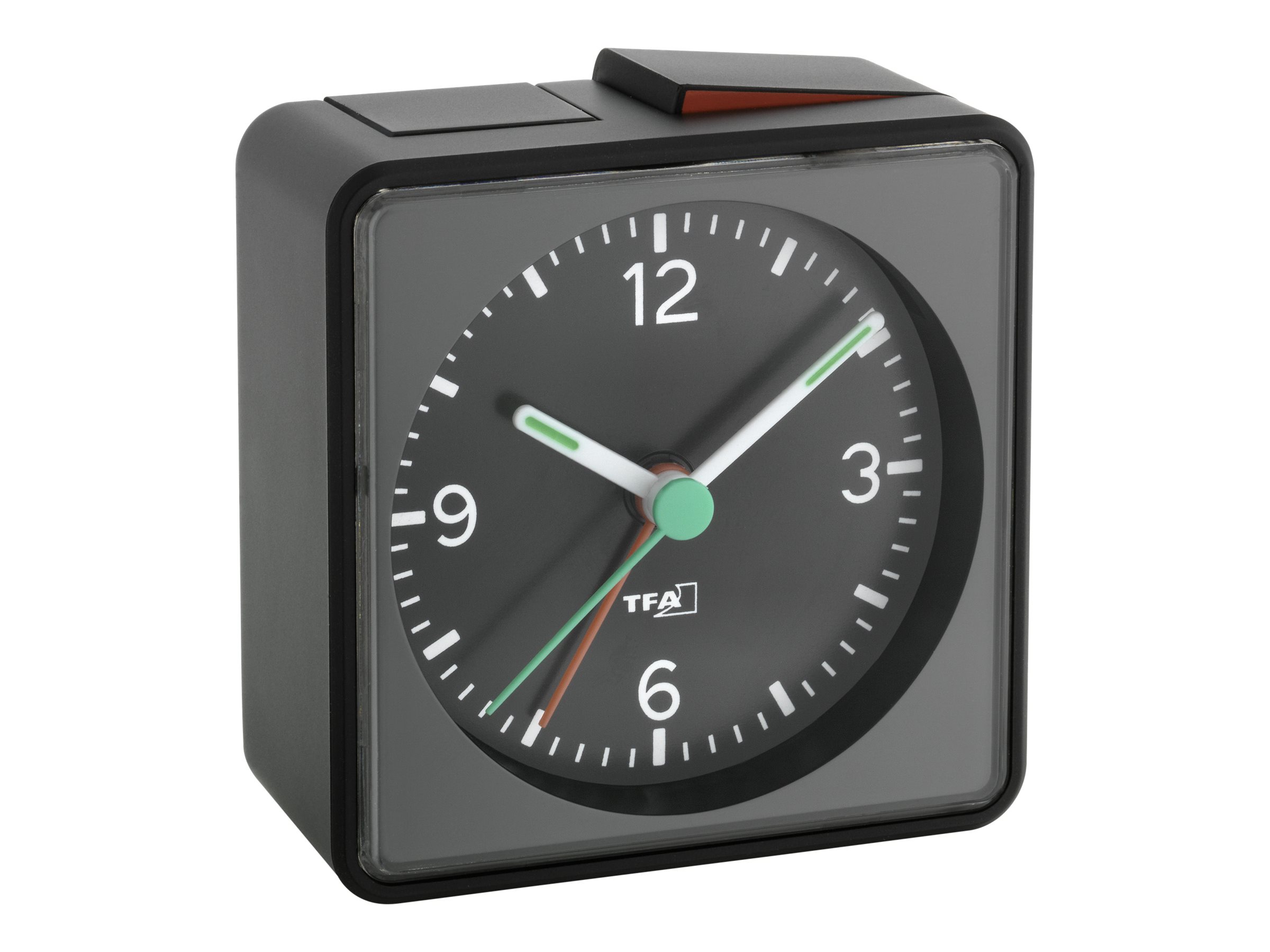 TFA® Wecker 60.1013.01 schwarz Kunststoff 7,0 x 7,0 cm TFA® Wecker 60.1013.01 schwarz Kunststoff 7,0 x 7,0 cm