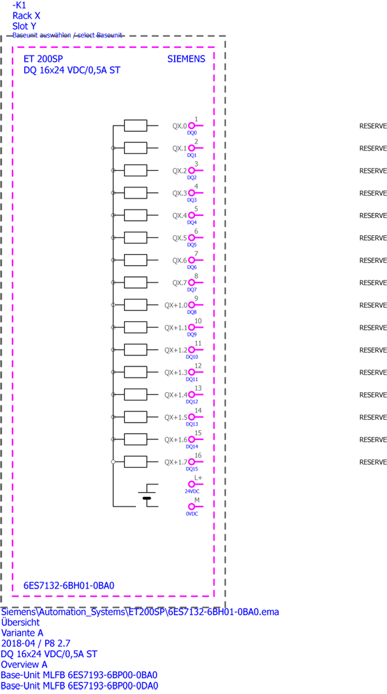 Siemens Ausgangsmodul SIMATIC ET 200SP DQ 16x24V DC0,5A Stan