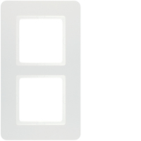 Berker Rahmen 10126189 2fach Q.7 polarweiss samt Berker Rahmen 10126189 2fach Q.7 polarweiss samt
