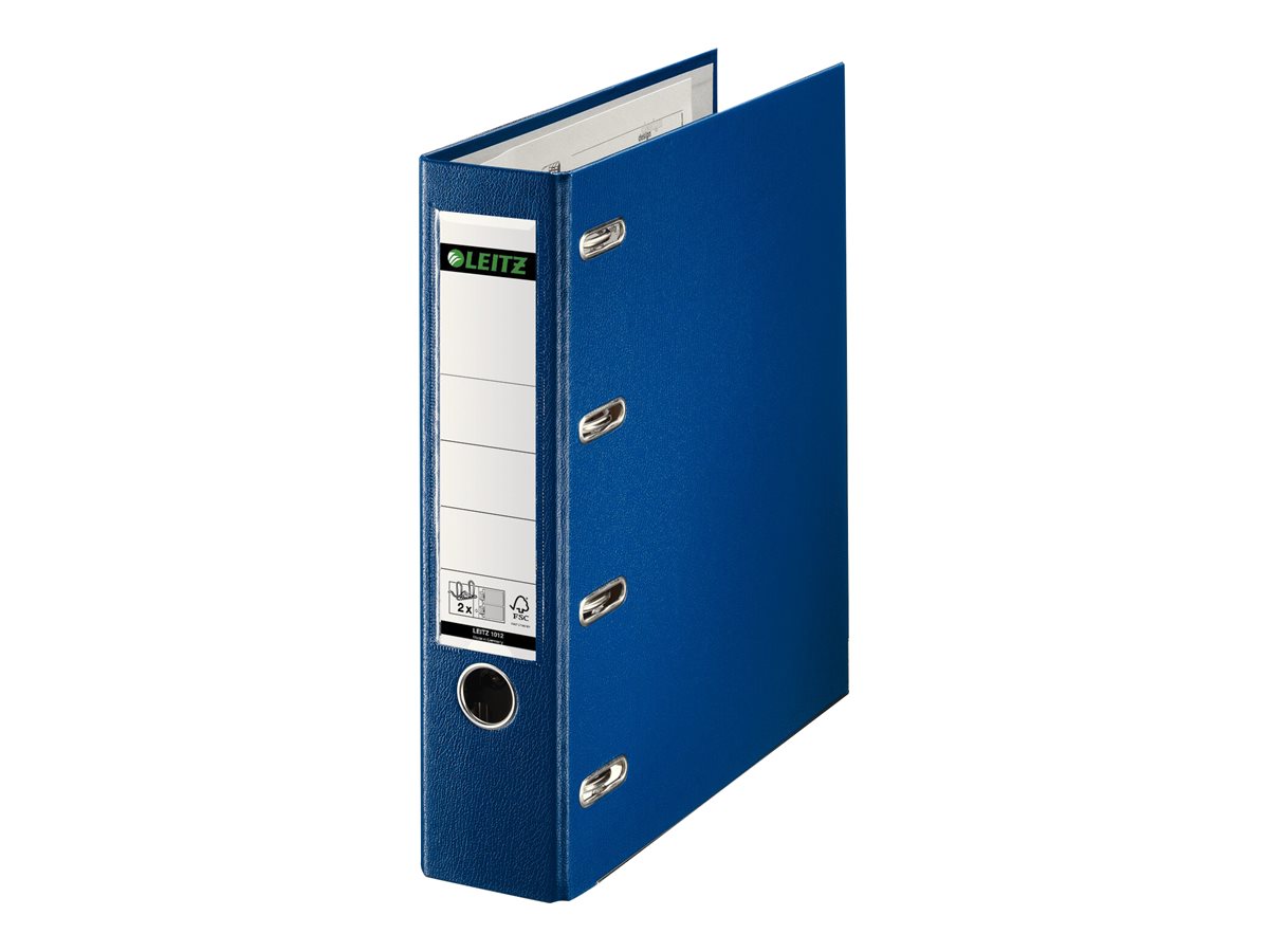 LEITZ Doppelordner blau Karton 7,5 cm LEITZ Doppelordner blau Karton 7,5 cm