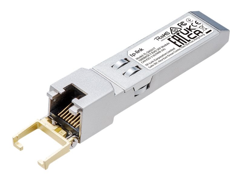 TP-LINK SM331T Omada 1000BASE-T RJ45 SFP Modul 100m Reichweite ueber UTP Cat 5e oder hoeher
