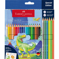 FABER-CASTELL Colour Grip Buntstifte farbsortiert, 24 St. FABER-CASTELL Colour Grip Buntstifte farbsortiert, 24 St.