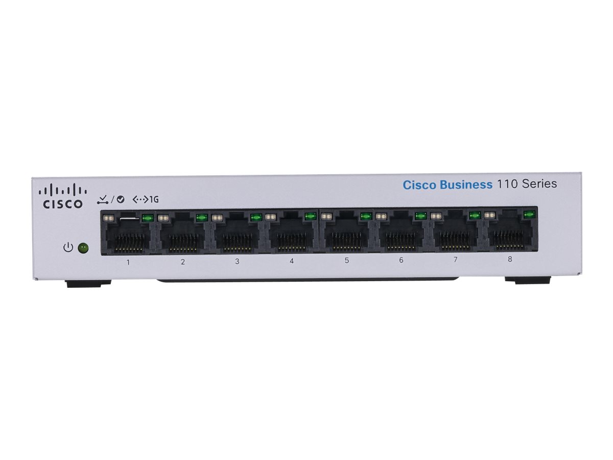 CISCO Business Switching CBS110 Unmanaged 8-port Gigabit External Power Supply