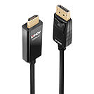 LINDY 2m Aktives DisplayPort an HDMI Adapterkabel mit HDR