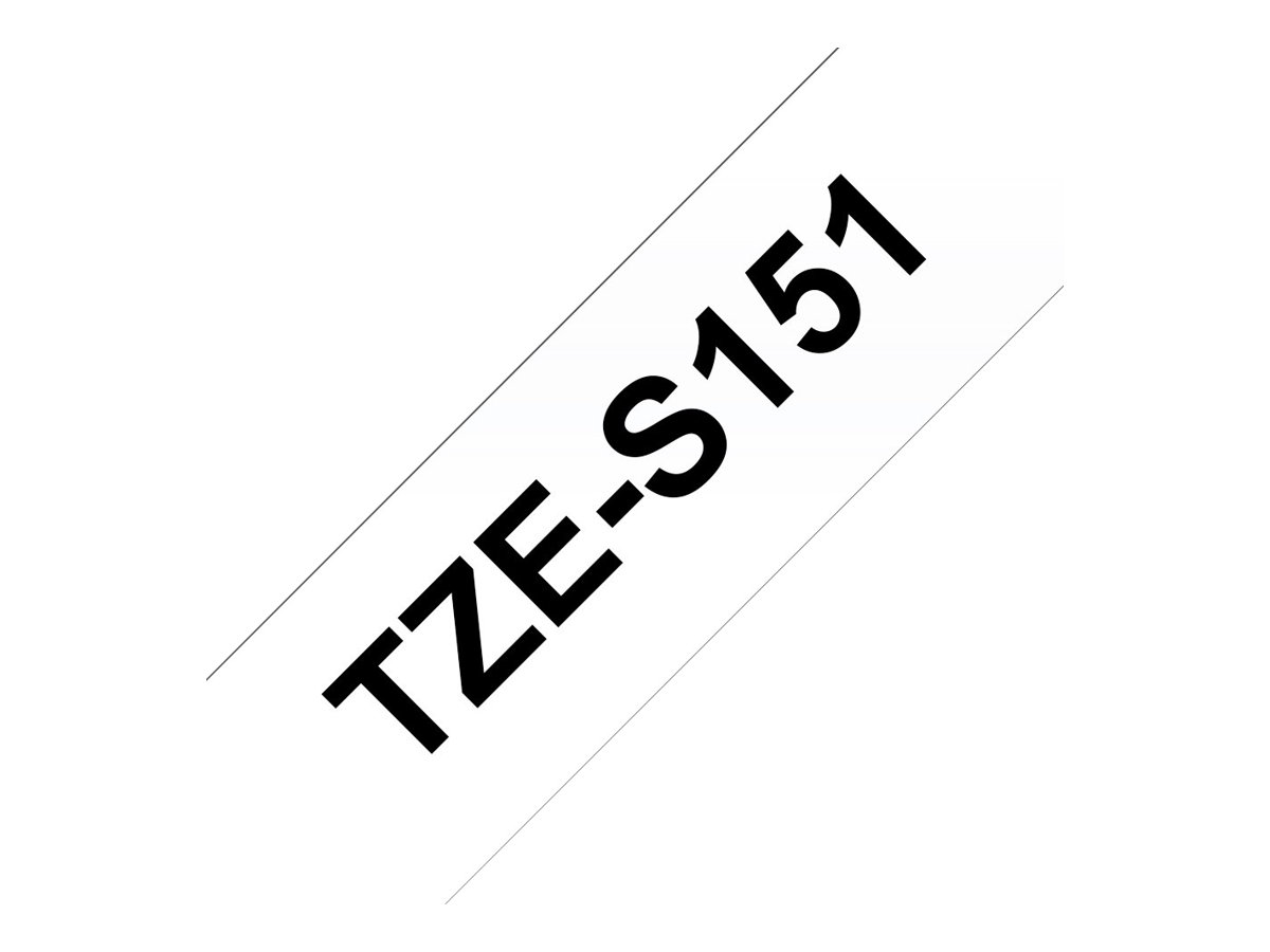 TZES151 BROTHER PT Schriftband 24mm klar TZES151 BROTHER PT Schriftband 24mm klar