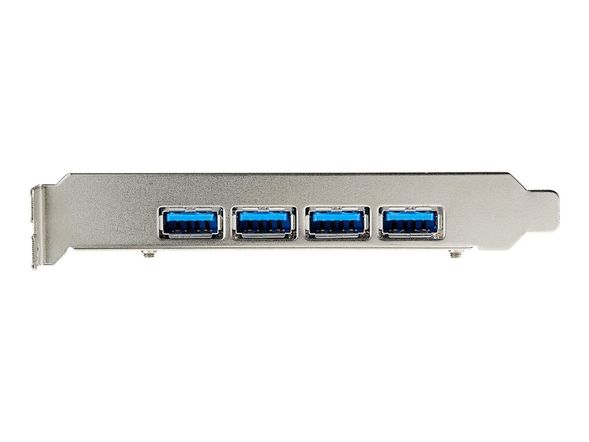 STARTECH.COM 4-Port USB 3.2 Gen 2 PCIe Karte - USB-A SuperSpeed 10Gbit/s PCI Express 3.0 x2 Host-Controller-Karte - USB Typ A