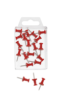 20 WEDO Pinnnadeln Diabolo rot