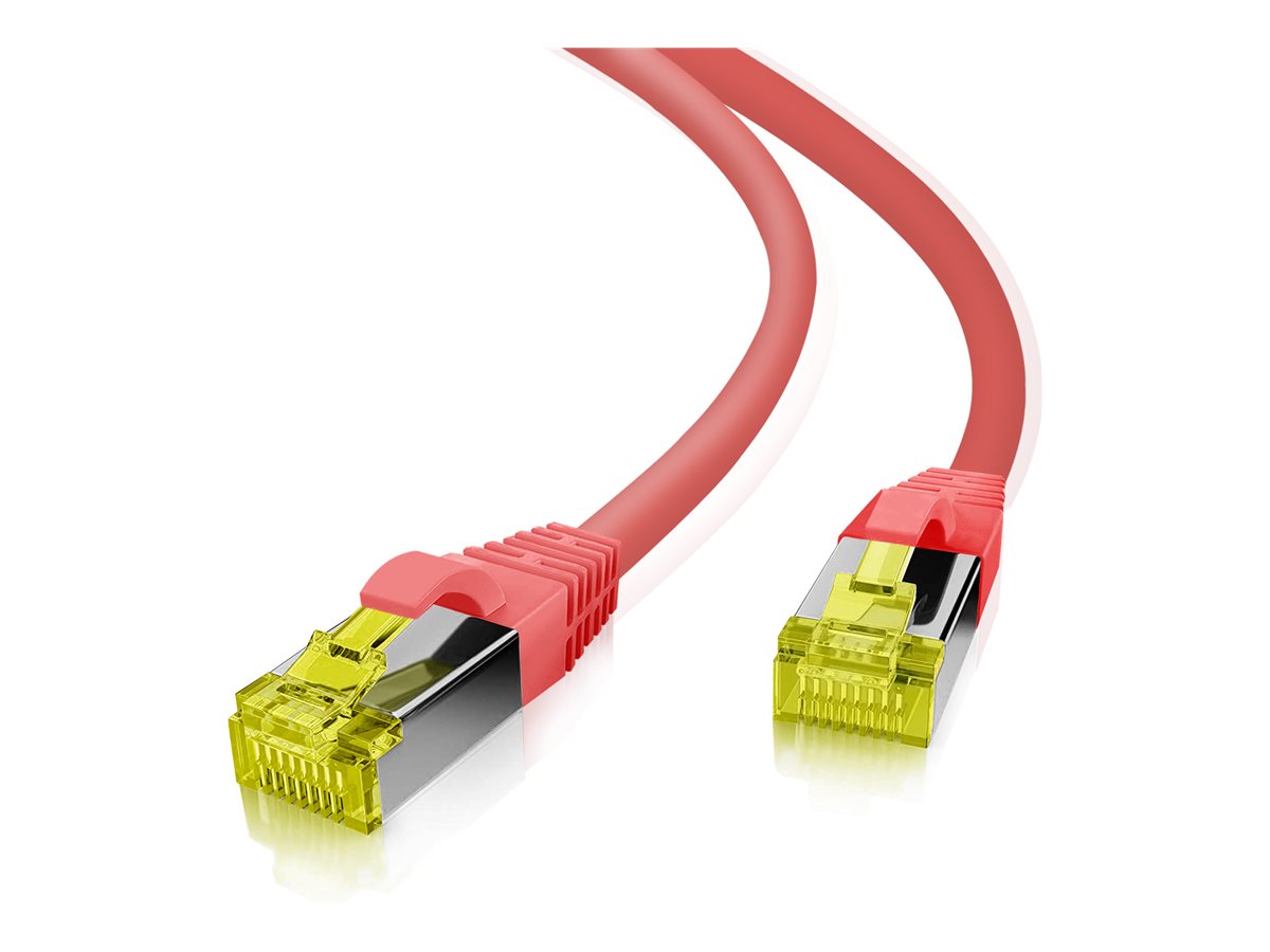 helos GRS zertifiziertes Cat 6a Patchkabel mit Cat 7 Rohkabel TPE rot 10,0m helos GRS zertifiziertes Cat 6a Patchkabel mit Cat 7 Rohkabel TPE rot 10,0m