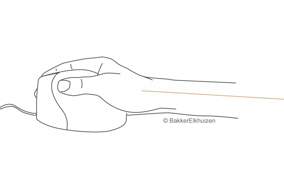 BakkerElkhuizen Evoluent 4 kabelgebunden Linkshänder Vertikal Maus