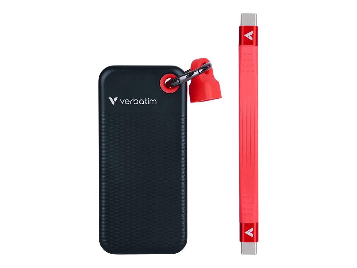 Verbatim Pocket SSD USB 3.2 Gen 2 2TB Black/Red Verbatim Pocket SSD USB 3.2 Gen 2 2TB Black/Red