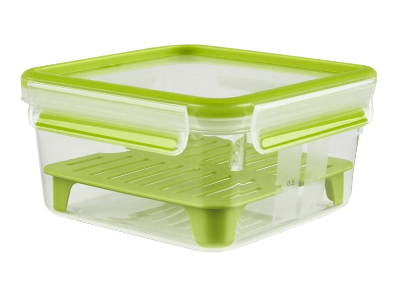 emsa Lunchbox CLIP & GO XL transparent 1,3 l, 1 St. emsa Lunchbox CLIP & GO XL transparent 1,3 l, 1 St.