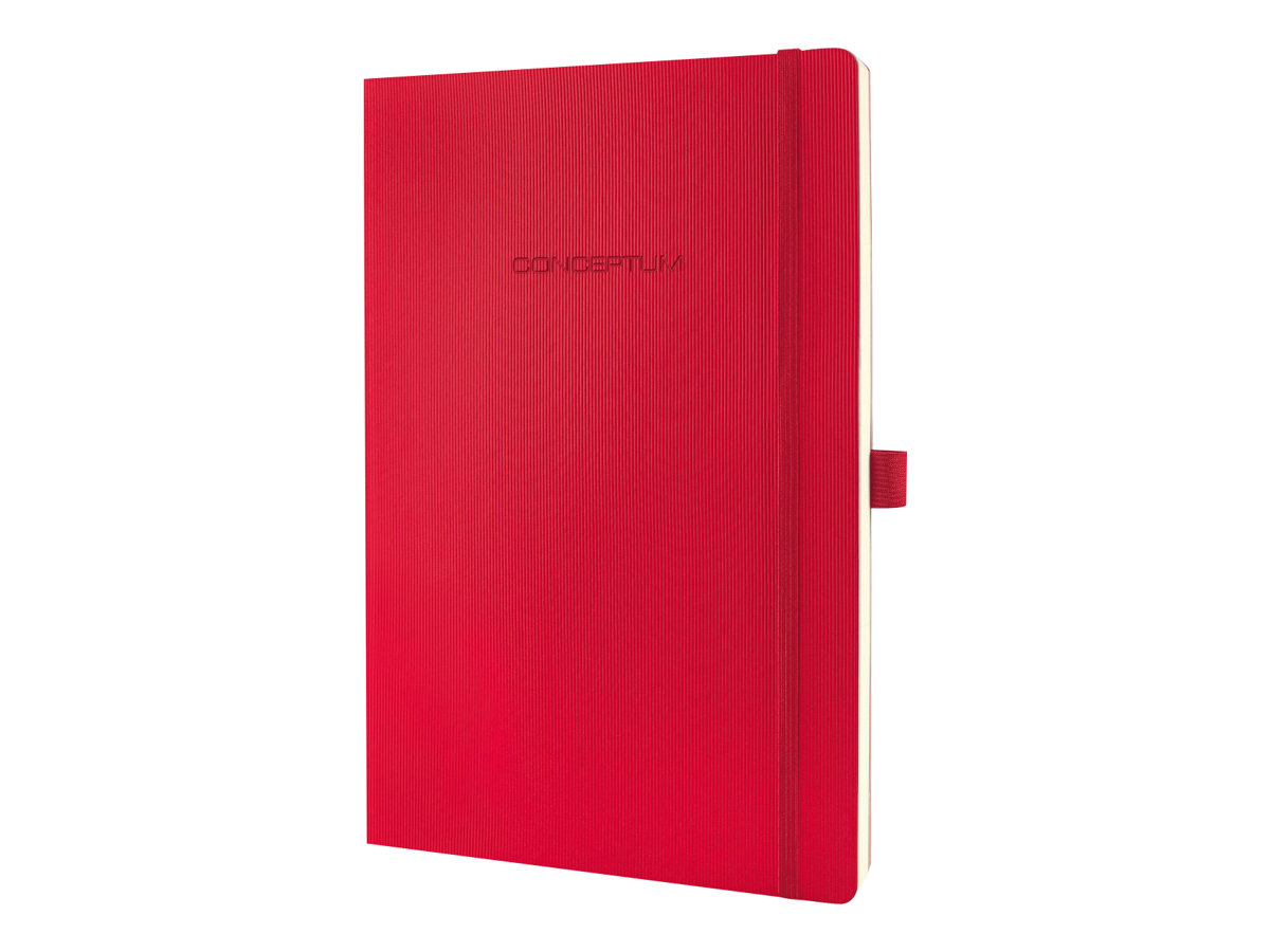 SIGEL Notizbuch Conceptum ca DIN A4 kariert, rot Softcover 194 Seiten, 1 St