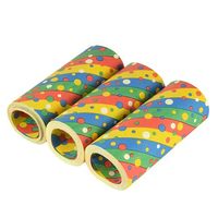 PAPSTAR Luftschlangen Confetti bunt 3 St. PAPSTAR Luftschlangen Confetti bunt 3 St.