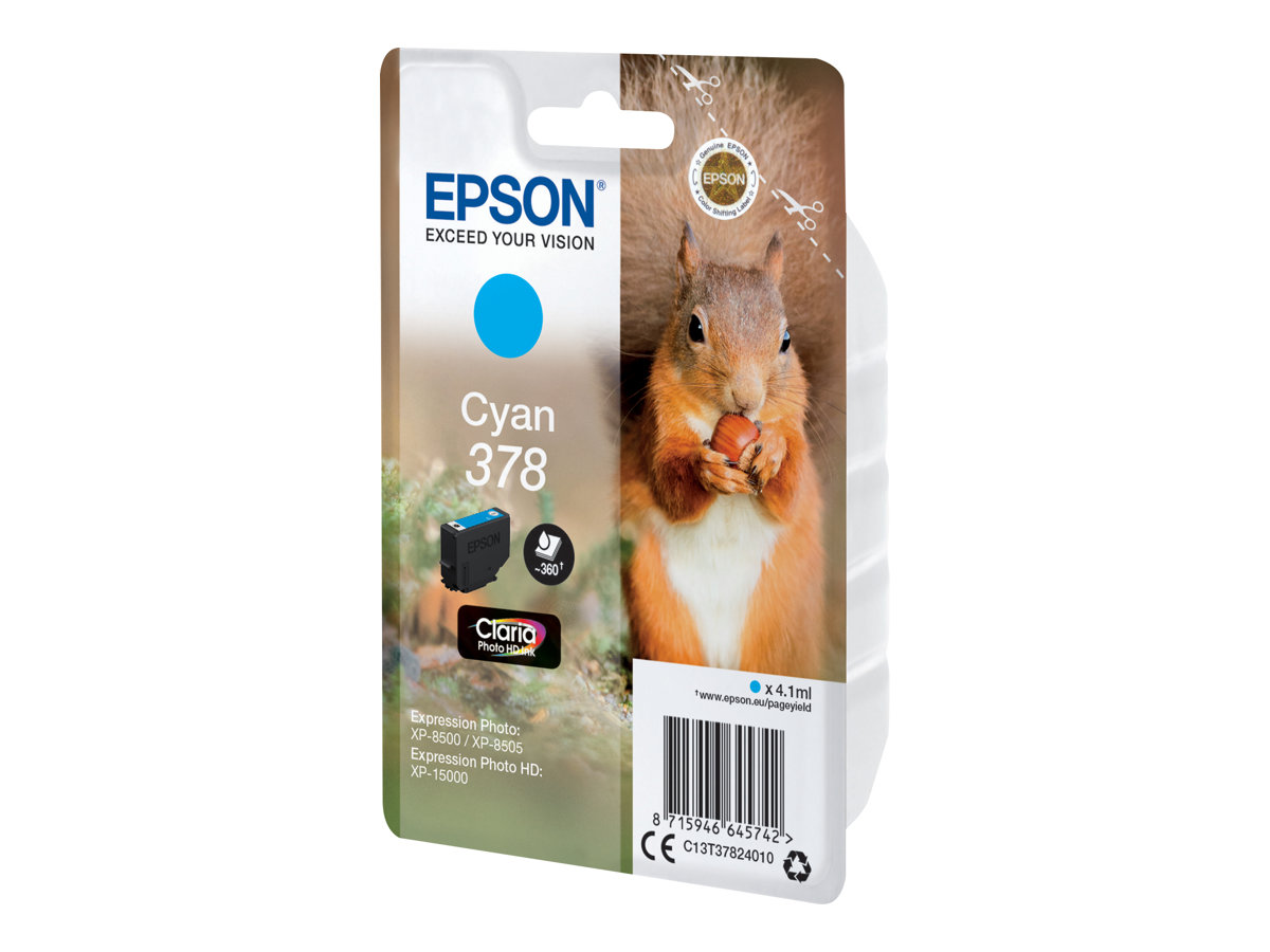 C13T37824010 EPSON XP Tinte cyan ST 360