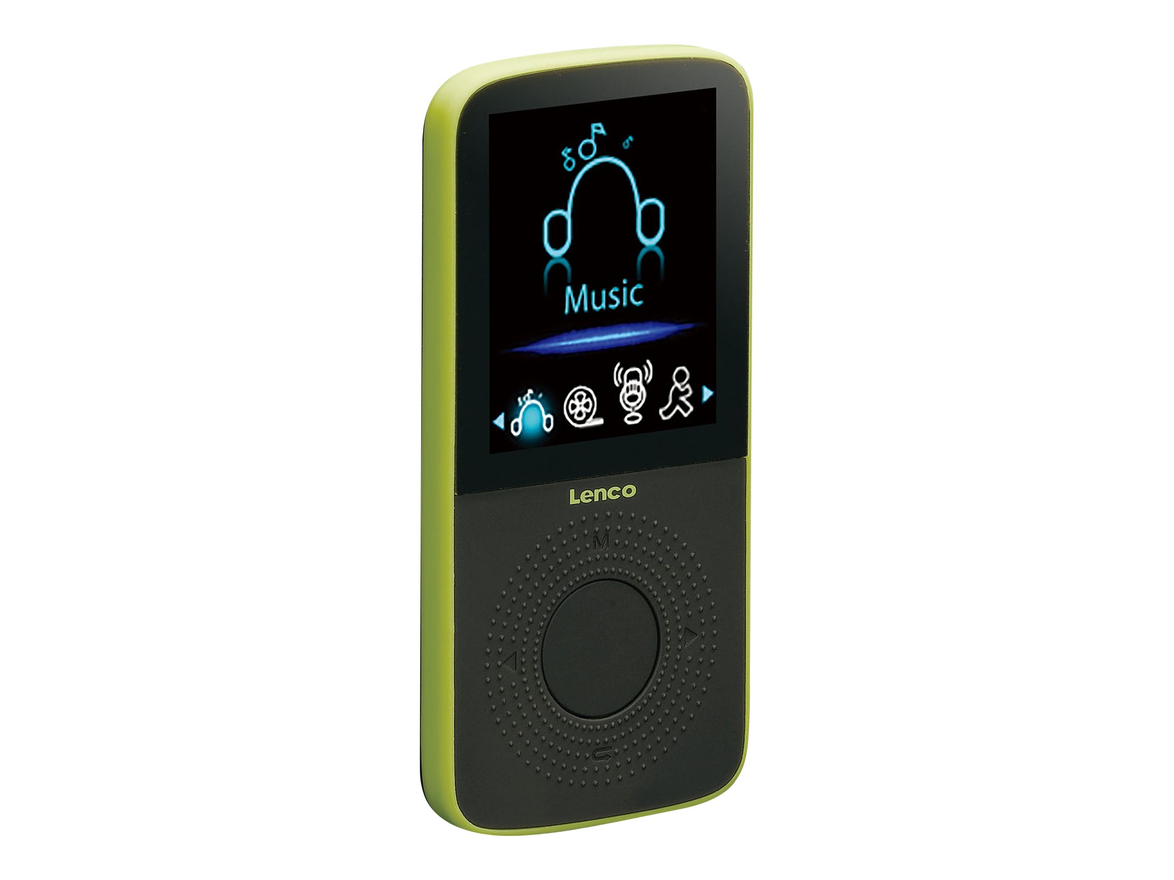 Lenco PODO-153LM MP3 Player + Schrittzähler (Grün)