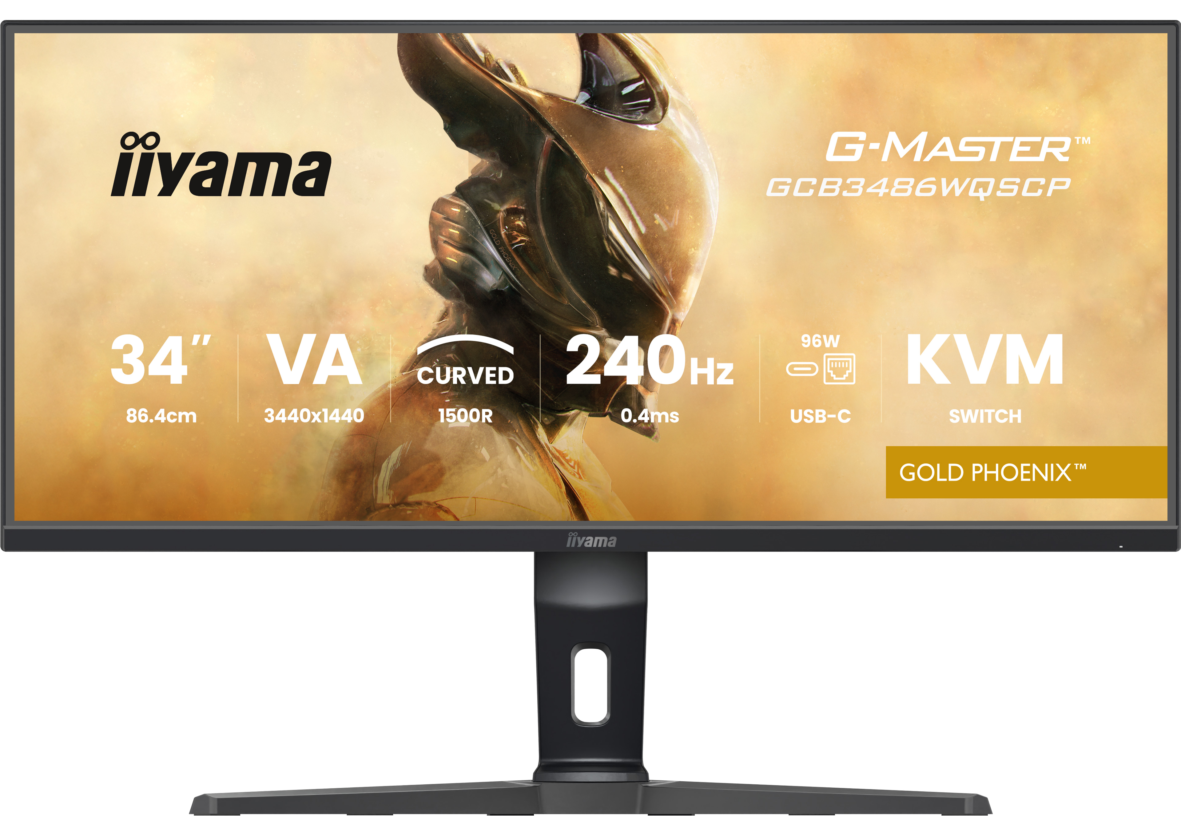Iiyama G-MASTER Gold Phoenix GCB3486WQSCP-B1 34 Zoll Gaming gebogen