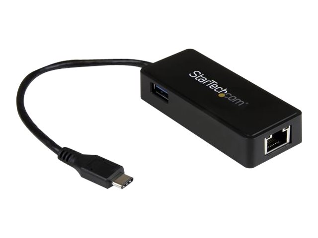 StarTech.com USB-C to Ethernet Gigabit Adapter - Thunderbolt 3 Compatible - USB Type C Network Adapter - USB C Ethernet Adapter (US1GC301AU) - Netzwerkadapter