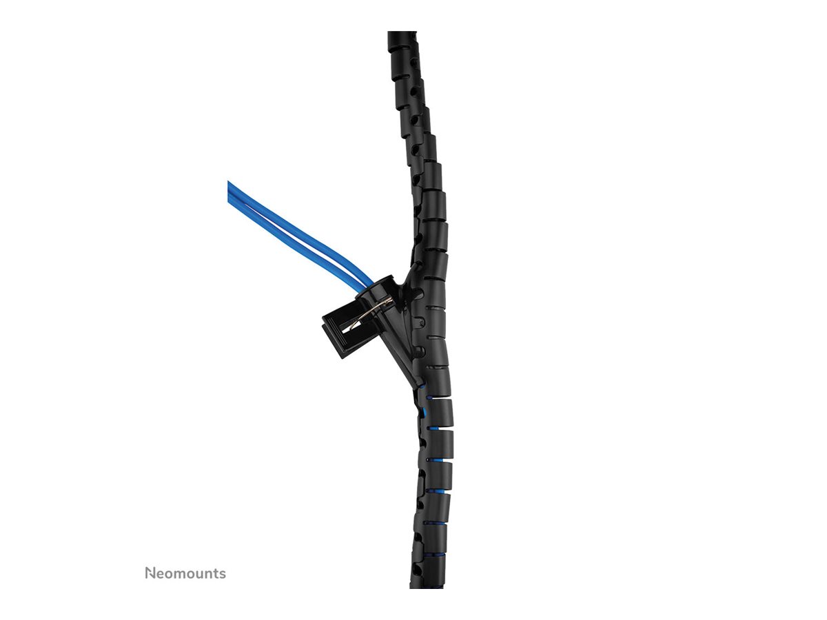 NewStar Kabelspirale 200x1,5cm 1-4 Kabel schwarz