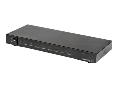 StarTech.com 8 Port 4K 60Hz HDMI Splitter - HDR Unterstützung - 7.1 Surround Audio Sound - HDMI Verteiler - Video-/Audio-Splitter