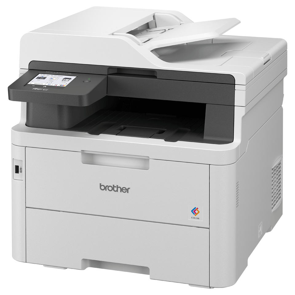 brother MFCL3760CDW 4 in 1 FarblaserMultifunktionsdrucker grau