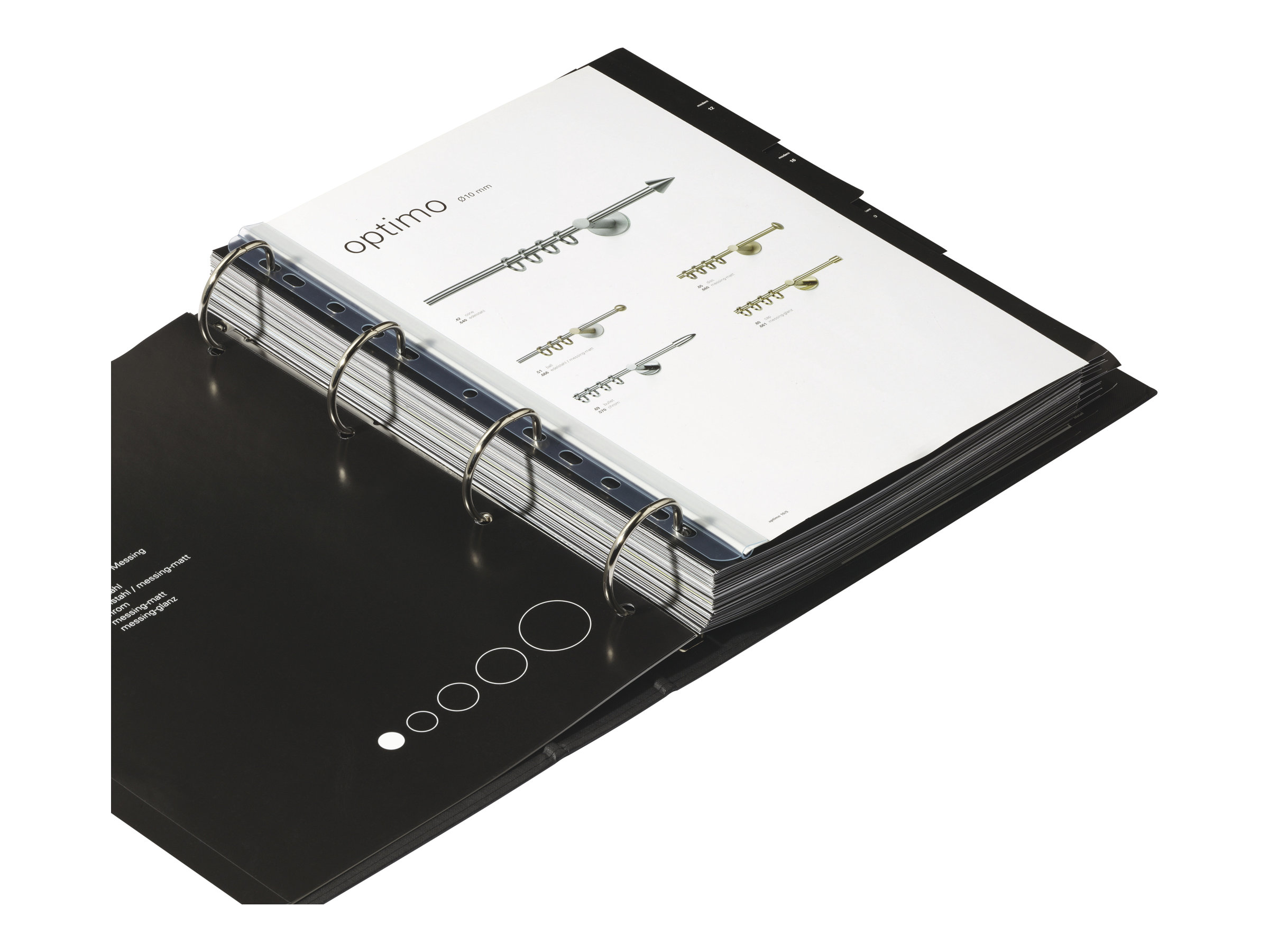 50 DURABLE Klemmschienen mit Abheftleiste transparent DIN A4 30 Blatt