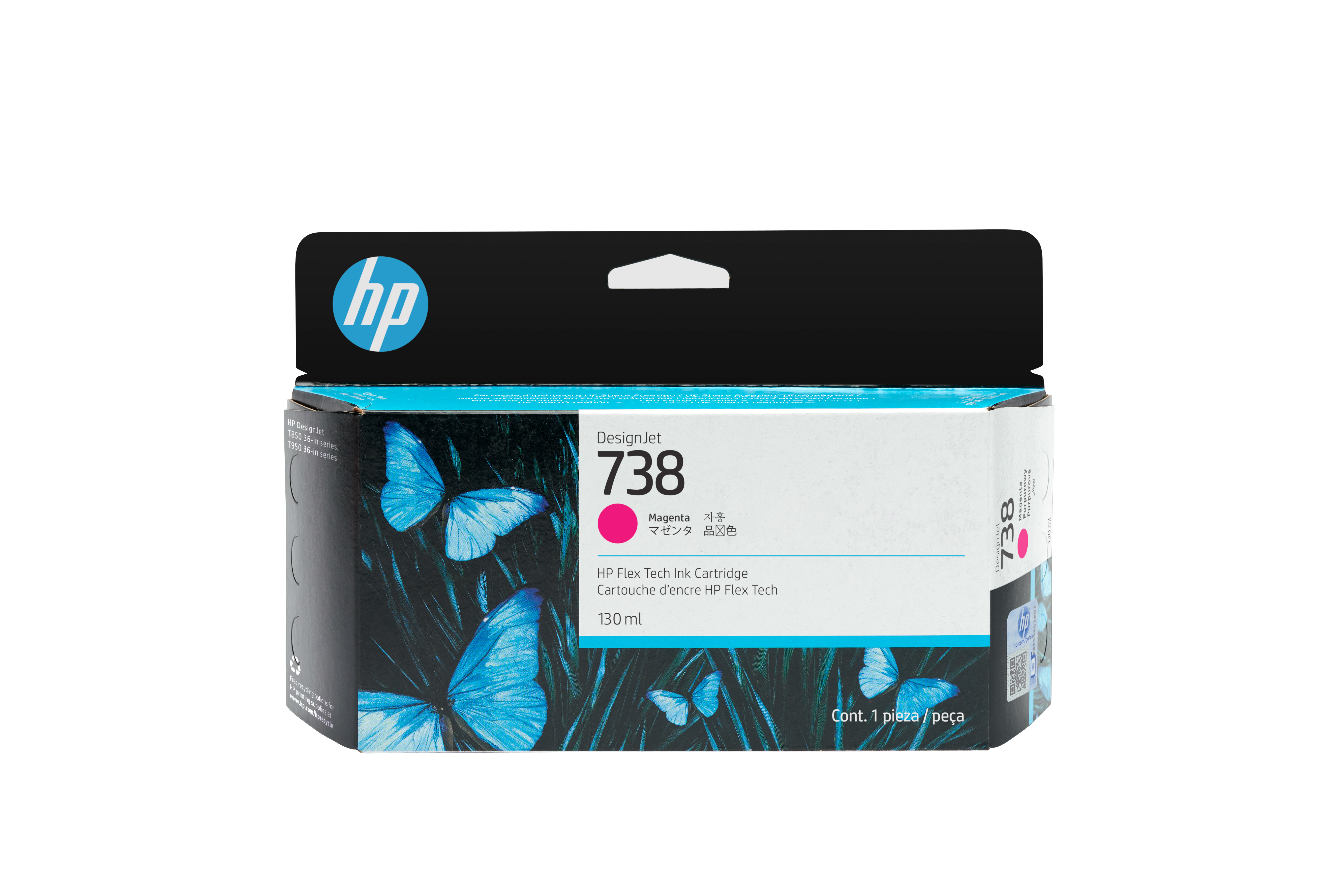 HP 738498N6A magenta Druckerpatrone