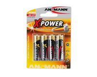 4 ANSMANN Batterien X-POWER Mignon AA 1,5 V