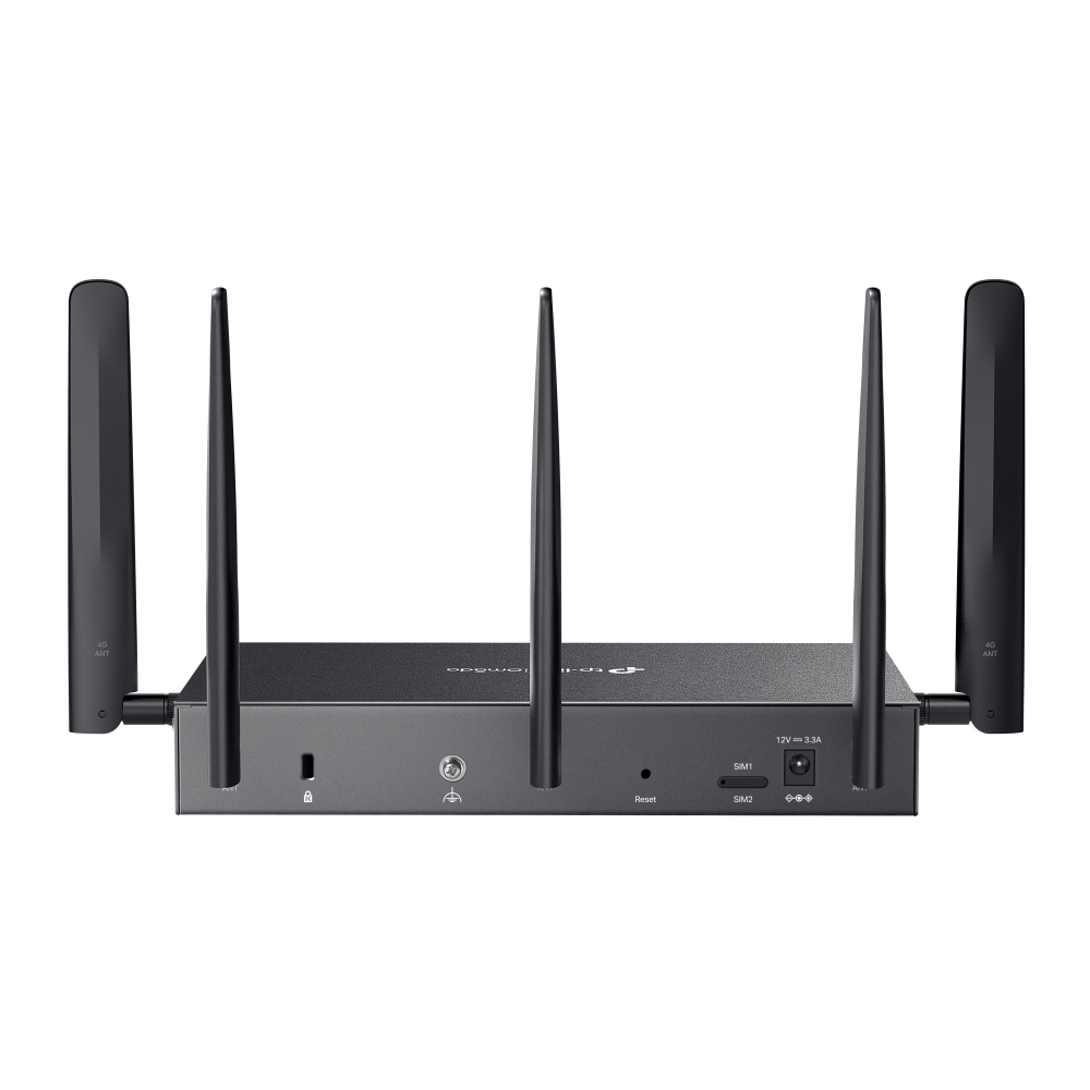 TPLINK DR3650v4G Omada 4G Cat6 AX3000 WiFi 6 Gigabit Desktop DSL Gateway