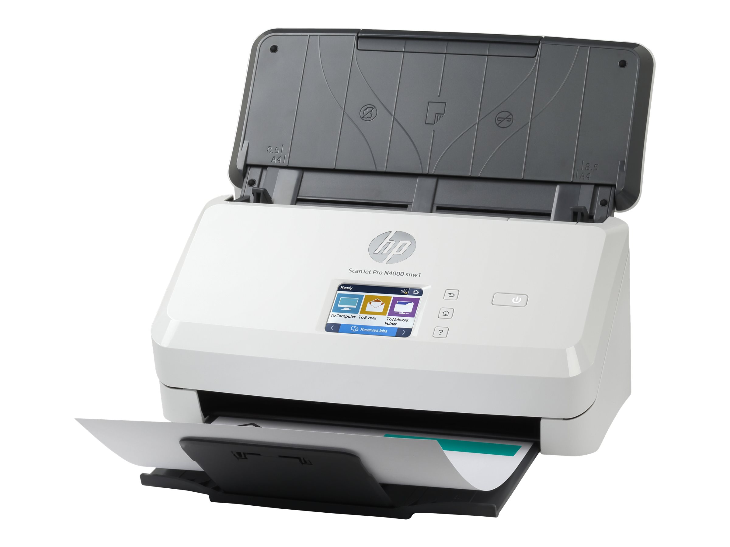 HP Scanjet Pro N4000 snw1 Sheet-feed Document scanner CMOS CIS Duplex 216x3100mm 600x600dpi 40ppm ADF 50sheets 4000scans LAN Wi-Fi HP Scanjet Pro N4000 snw1 Sheet-feed Document scanner CMOS CIS Duplex 216x3100mm 600x600dpi 40ppm ADF 50sheets 4000scans LAN Wi-Fi