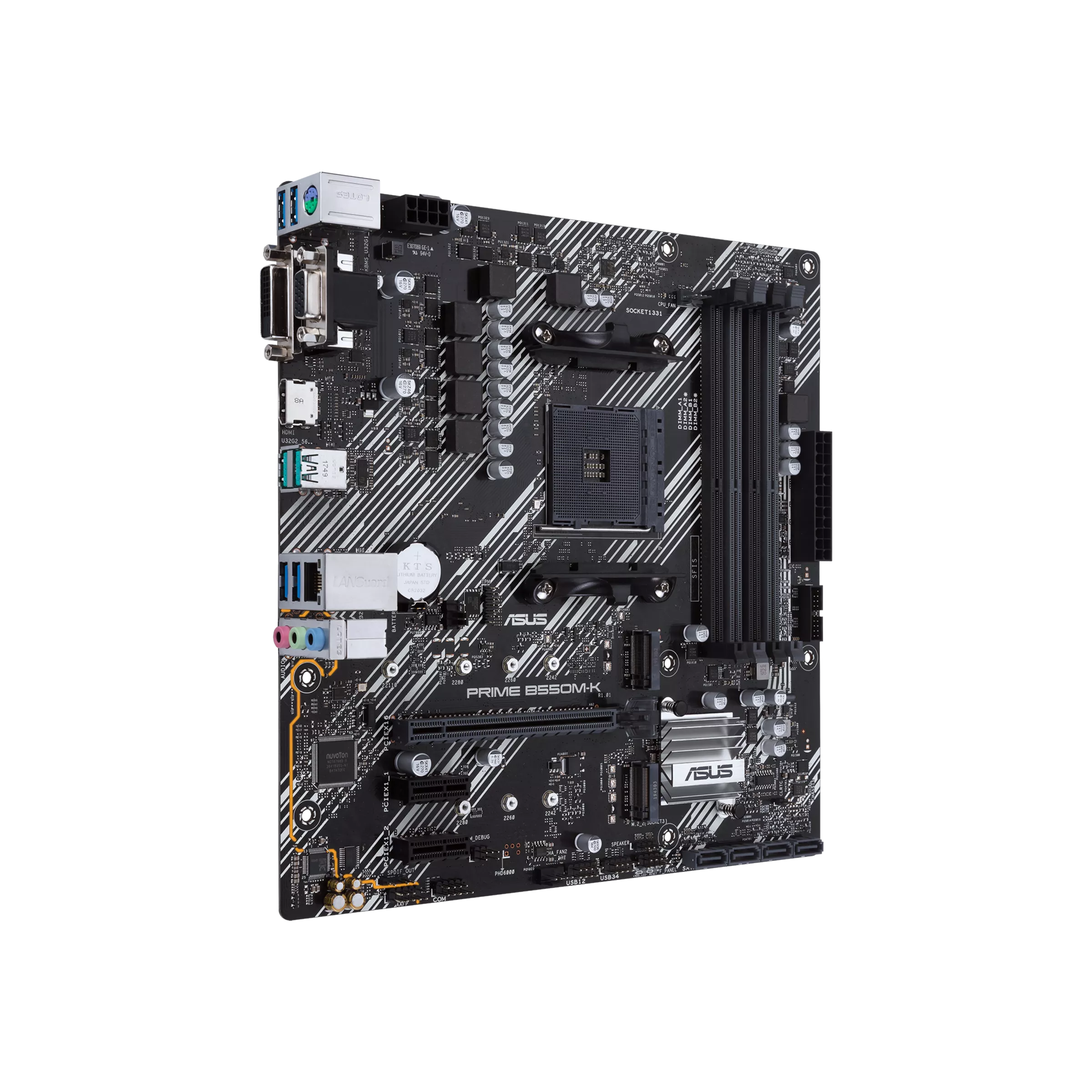 ASUS PRIME B550M-K micro ATX AMD B550 Gigabit LAN