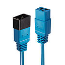 LINDY 2m IEC C19 auf IEC C20 Verlaengerung blau