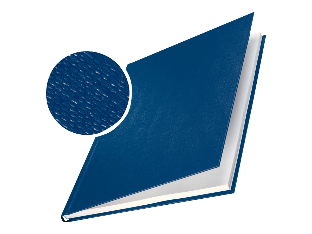 LEITZ Buchbindemappen blau Hardcover fÃ¼r 176 - 210 Blatt DIN A4, 10 St.