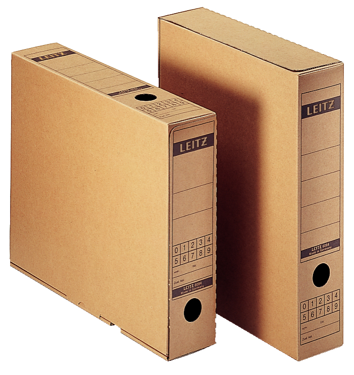 Esselte Leitz Archivboxen 6084 Naturbraun